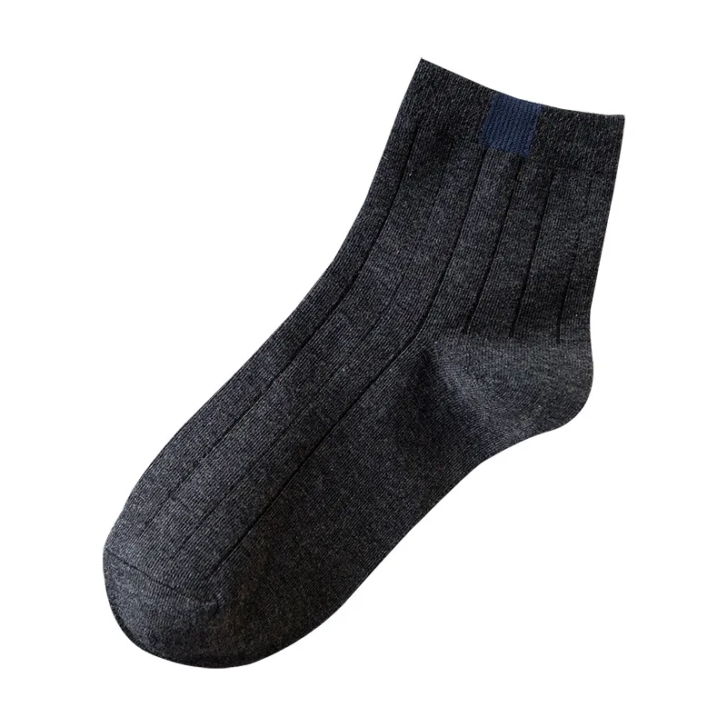 

5 Pairs Socks Women's Tube Socks Four Seasons Korean Style College Style Striped All-match Women's Ladies Long Tube Socks