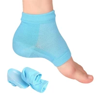 invisible height increase silicone socks gel heel pads heel cushion soles insole foot massage orthopedic arch support