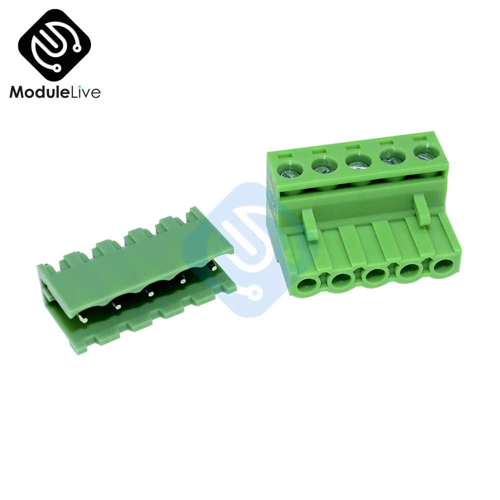 Автомобильный коннектор KF2EDGK вертикальный разъем с прямым углом штекер 5 08 мм