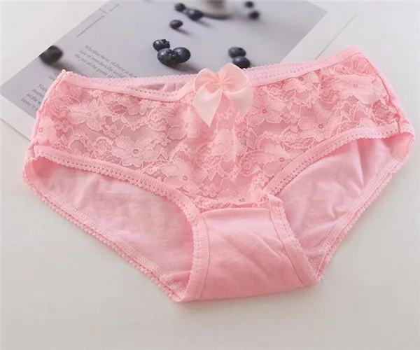 Новое поступление 4 шт./лот трусики для девочек нижнее белье кружевные трусы