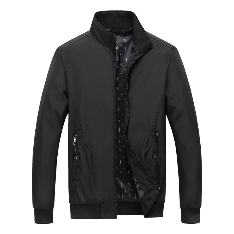

Men's Casual Bomber Jacket Men 2021 New Trend Hoodie Baseball Collar Streetwear Coat Male Fashion Spring Jackets Men