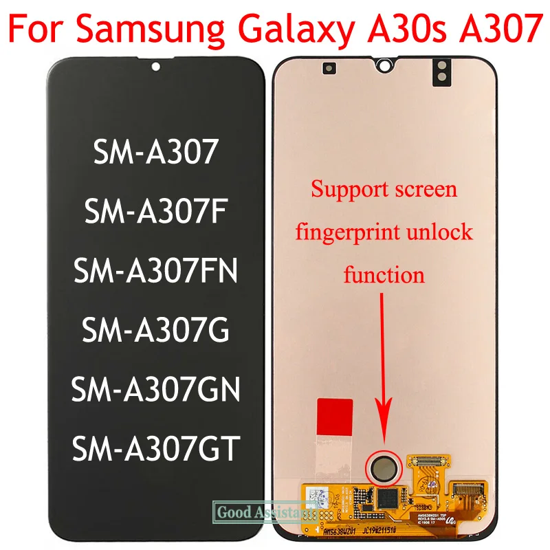 Оригинальный сенсорный экран Amoled для Samsung Galaxy A30S A307|Экраны мобильных телефонов| |