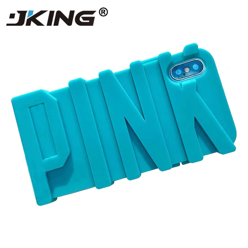 Модные 3D Розовый Виктория Мягкий силиконовый чехол из ТПУ для Apple iphone 7 plus