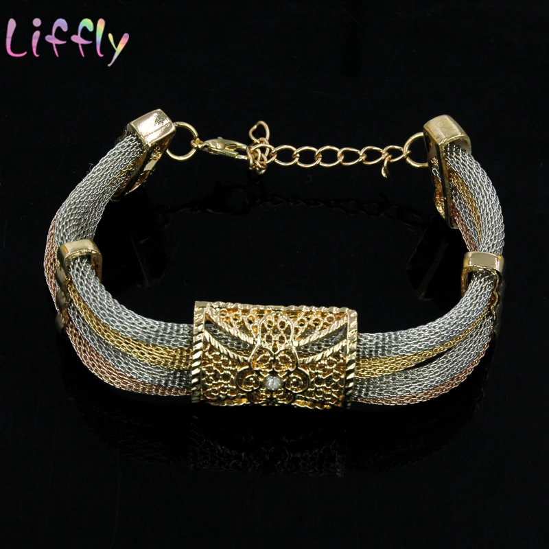 Ювелирные изделия из Нигерии наборы для женщин Кристалл ожерелье серьги кольцо