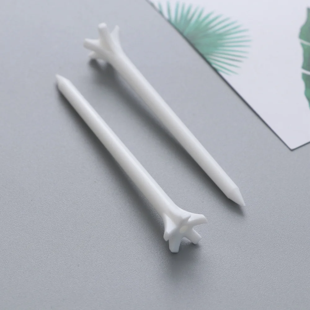

24pcs 70mm Zero Friction 5 Prong Tees (White)