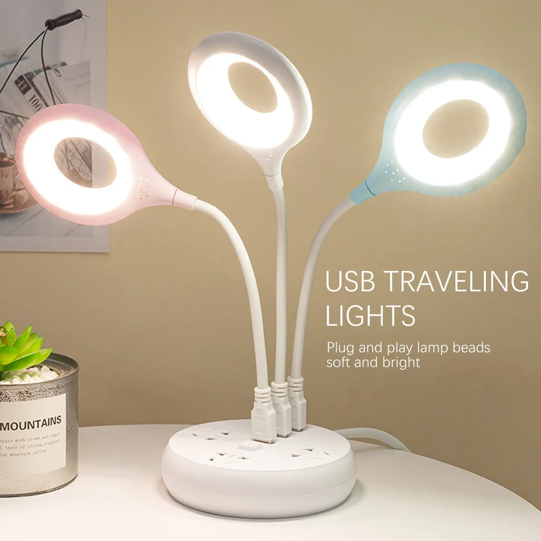 

Usb Led Lamp Table Top Lanterns Dimmable Freely Foldable Portable Saving Energy Eye Protection Away From Myopia No Flicker Soft