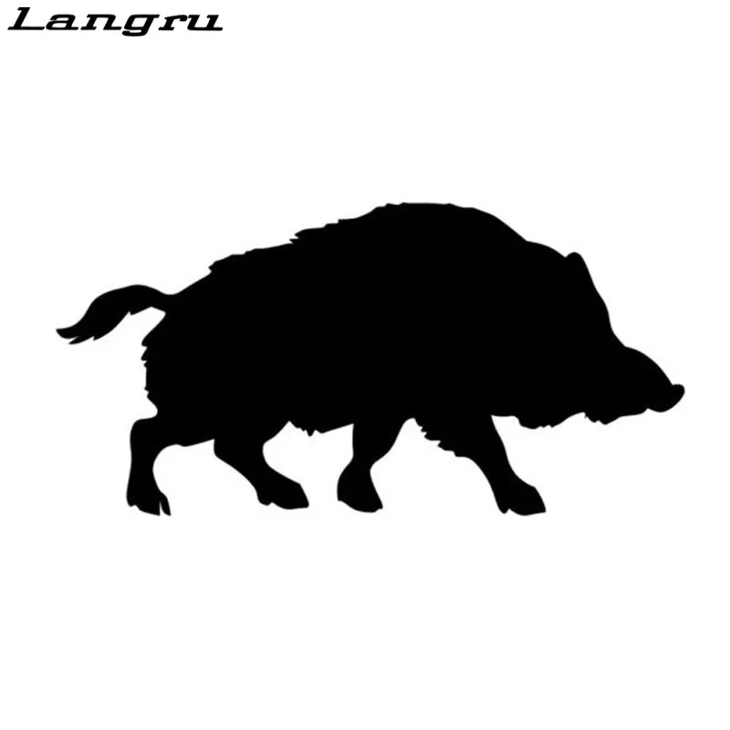

Langru 15.2*7.6CM Wild Boar Pig Interesting Vinyl Decorative Car Sticker Decals Accessories Jdm