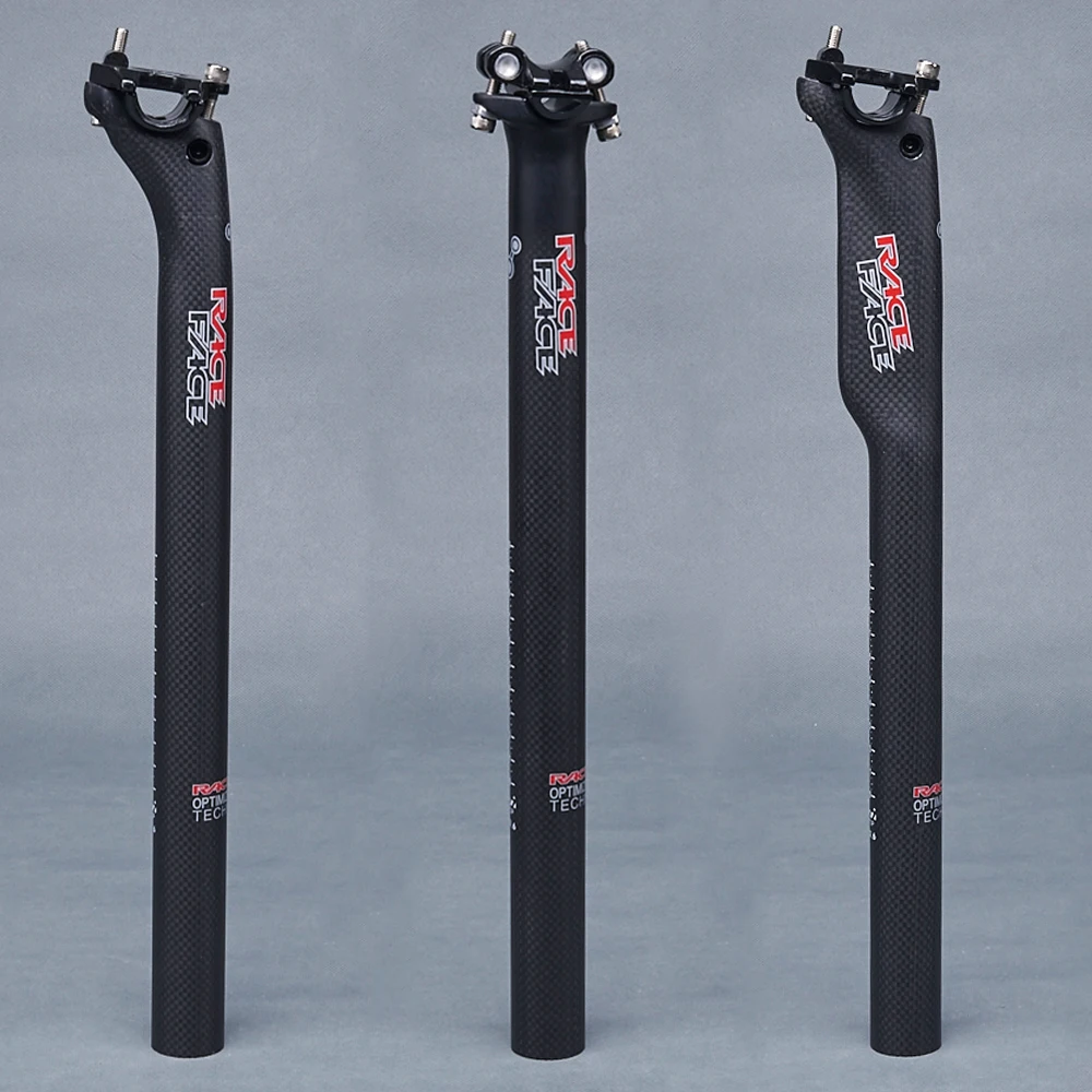 

Race Face Next Matte 3K Carbon Fiber Bicycle SeatPost Road / MTB Bike Parts Offset 0mm / 5mm / 20mm Diameter 27.2/30.8/31.6mm