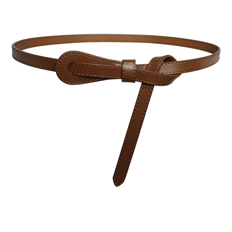 Женский черный ремень DEAT из искусственной кожи простой офисный Дамский стиль