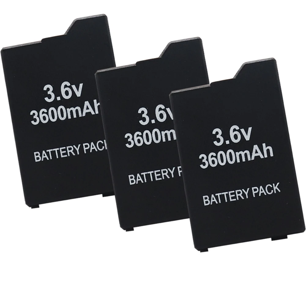 2шт 3600mAh 3 6 V литий ионный аккумулятор Замена для Sony PSP 2000/3000 S110 консоль|Батареи| |