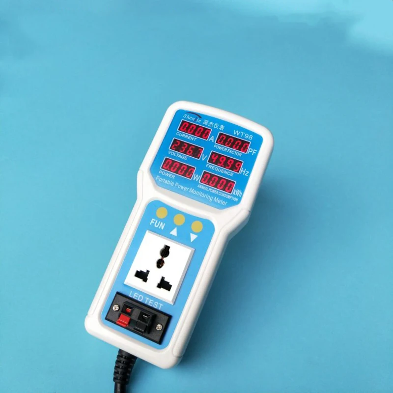 Штепсельная Вилка европейского стандарта электрическая энергия монитор розетка