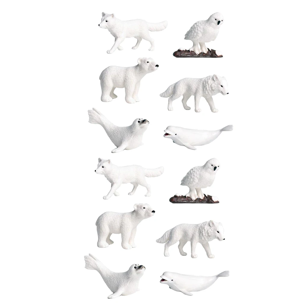 12 шт. фигурки животных для дома | Игрушки и хобби