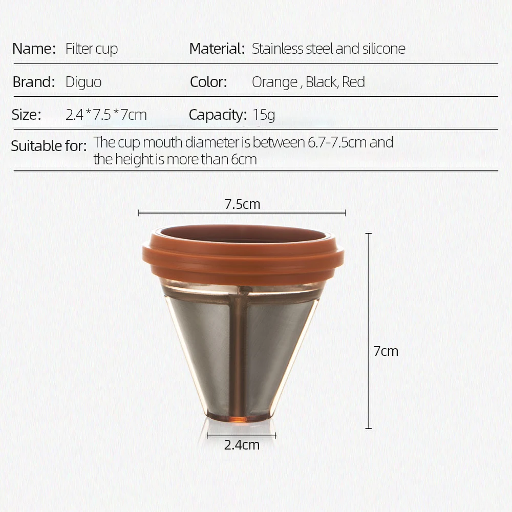 

Glass Coffee Bottle Stainless Steel Coffee Filter Durable Coffee Pot Pour Over Coffee Maker Tea Filter Glass Bottle Coffeeware