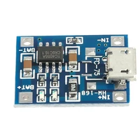 1pcs tp4056 micro usb 5v 1a lithium battery charger module charging board with protection dual functions 1a li ion tp4056 18650