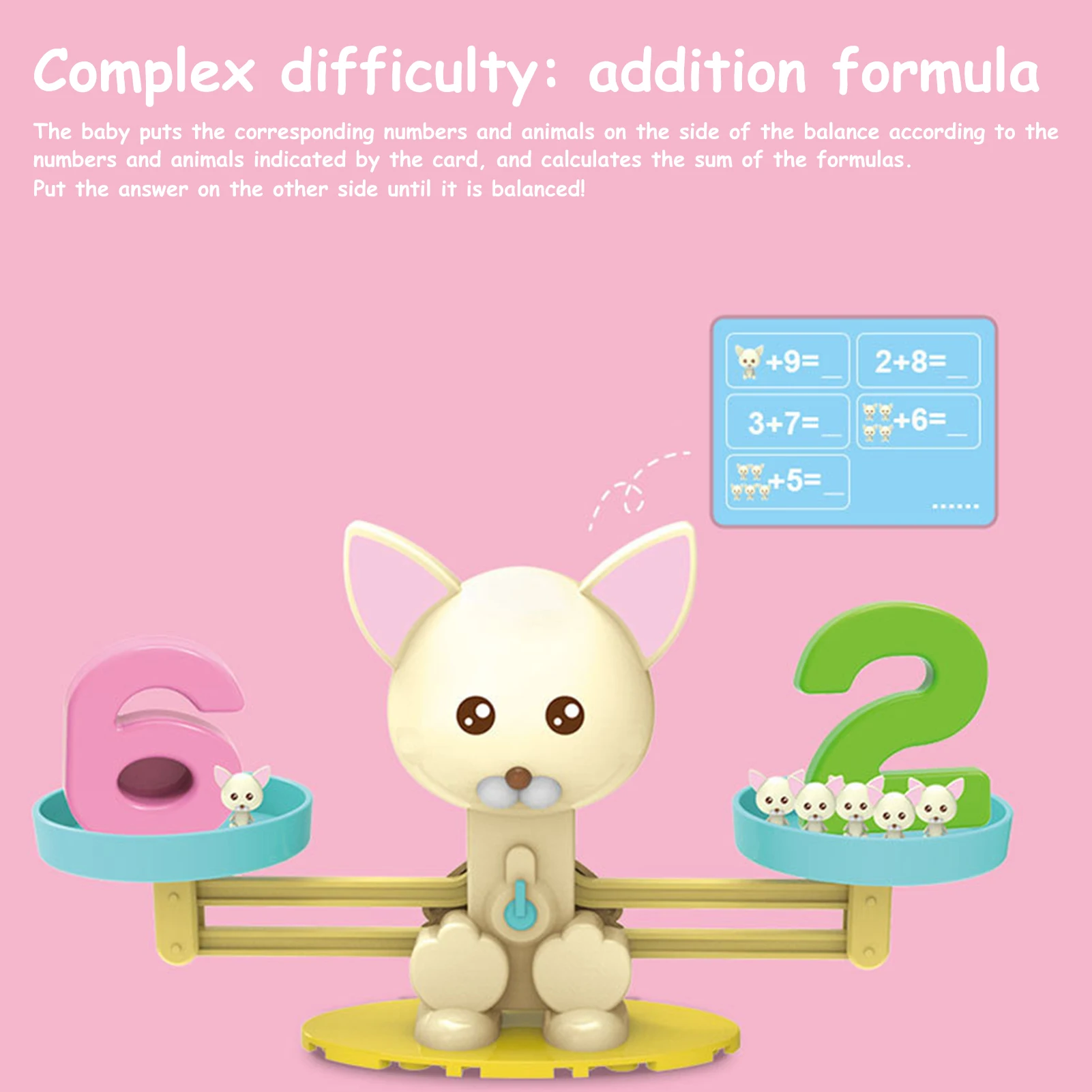 

Montessori Math Toy Enlightenment Balance Scale Educational Math Penguin Balancing Scale Number Board Game Kids Learning Toys