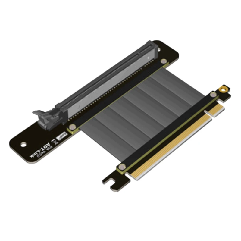

R33SA image Card Extension Cable, High-Speed Stable Pci X16 to X16 Adapter Cable for Itx A4 Mini Chassis