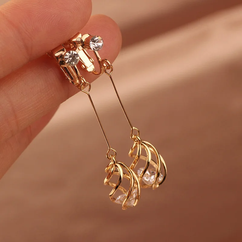 Женские серьги MYWINY с кристаллами циркония ажурные медные ювелирные ниткой |