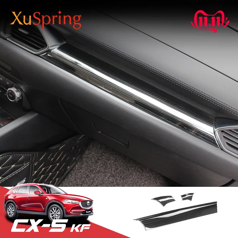 Декоративные наклейки на приборную панель автомобиля для Mazda 2017 2018 2019 2020 2021 CX 5 CX5 KF