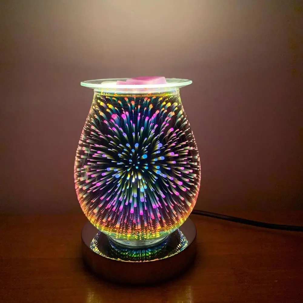 

3D LED Lights Holiday Decoration Lights Xmas Lights Touch Sensor Aromatherapy Light Aroma Diffuser with Luminous Firework Effect