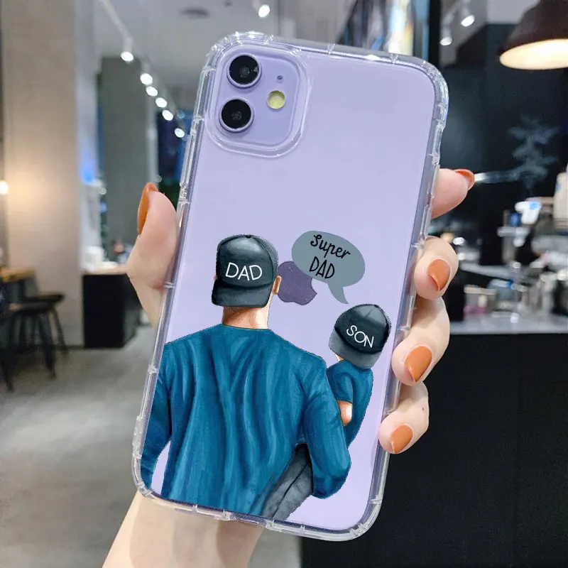 Праздничный подарок для матери PUNQZY чехол телефона мамы и ребенка iPhone 12 Pro XR 11 PRO MAX