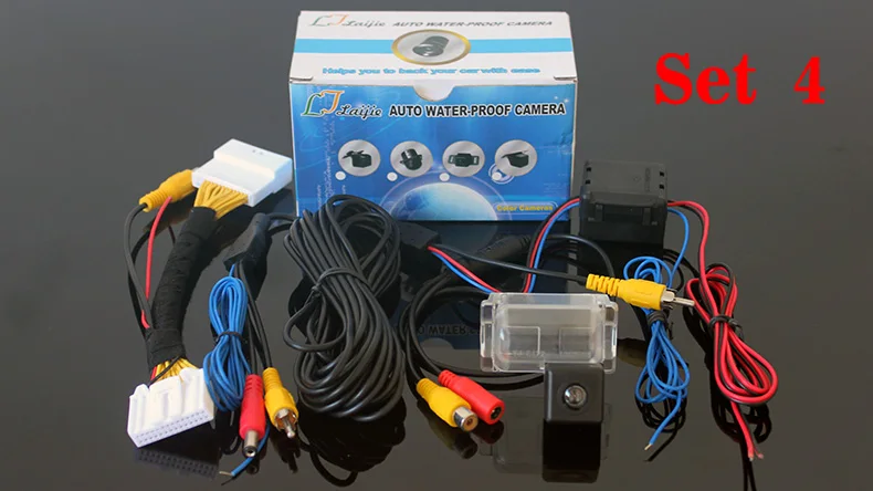 Set 4 Камера заднего вида для Mazda CX-5 CX 5 CX5 KF /с реле мощности цвет HD CCD ночного видения Автомобильная камера заднего вида - Название цвета: Set 4