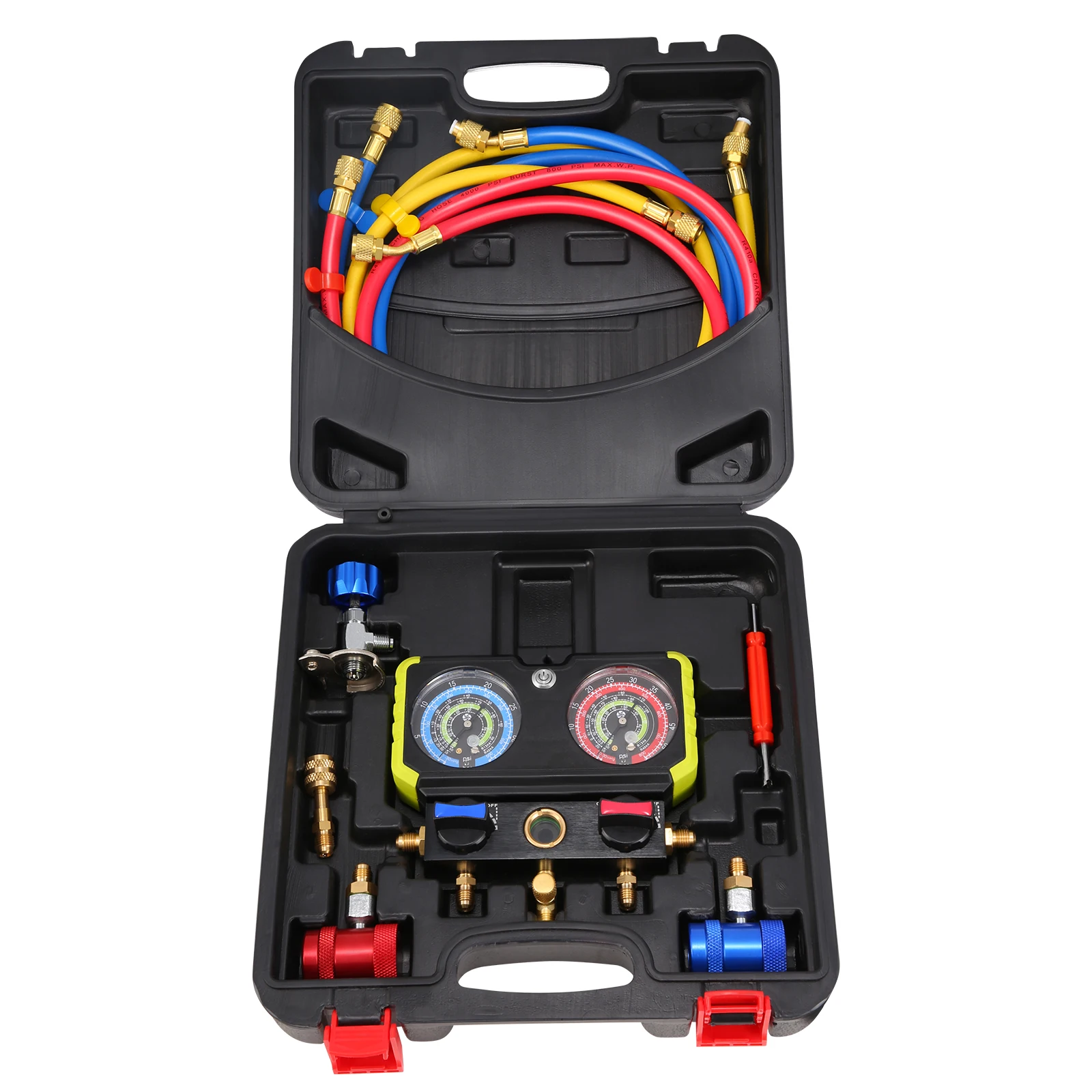 Автомобильный комплект манометр коллектора хладагента переменного тока