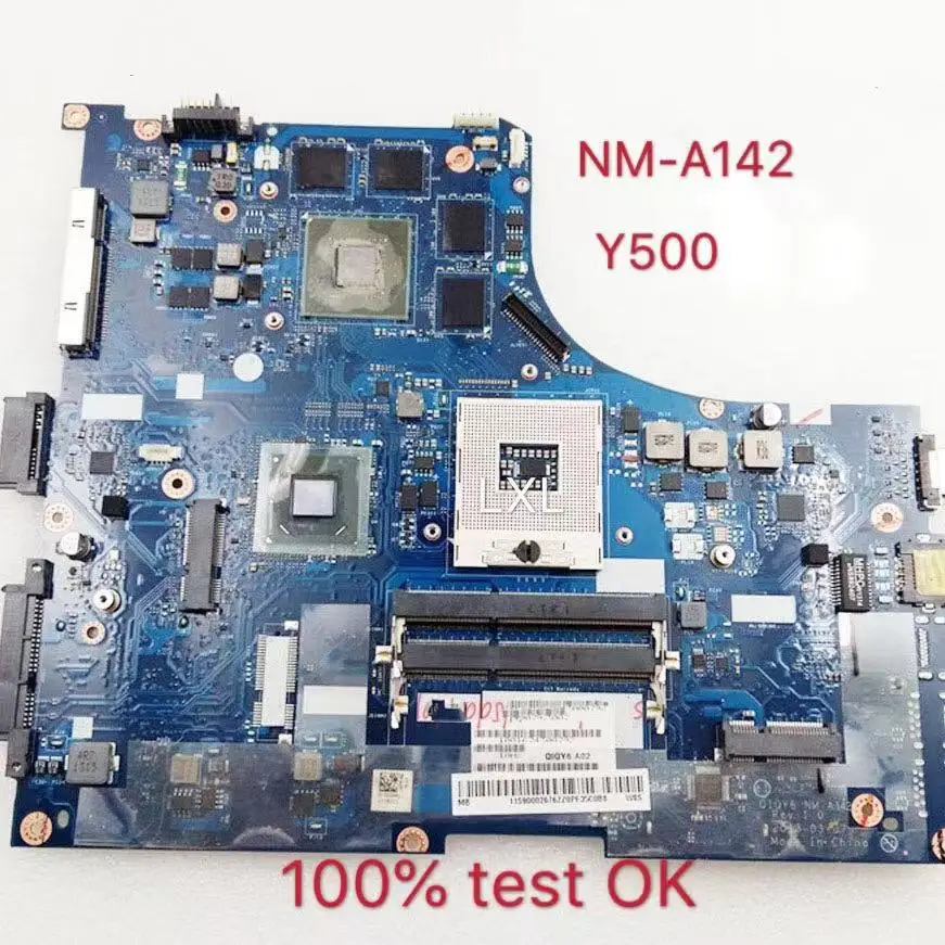 Материнская плата для ноутбука lenovo Y500 QIQY6 DDR3 100% ТЕСТ ОК|Материнские платы