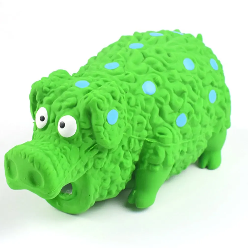 

Dog toys Cute Pig Latex Pet Chew Toys for Dog Puppy Toy Dog Ball For Medium Large Breed Pet Training Products