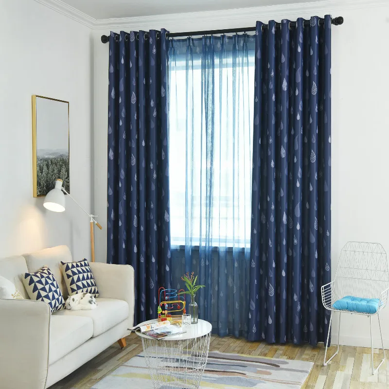 Curtain Geometric Pattern Check Printed Panel High Shading Rate Summer Window Treatment for Living Room Bedroom | Дом и сад