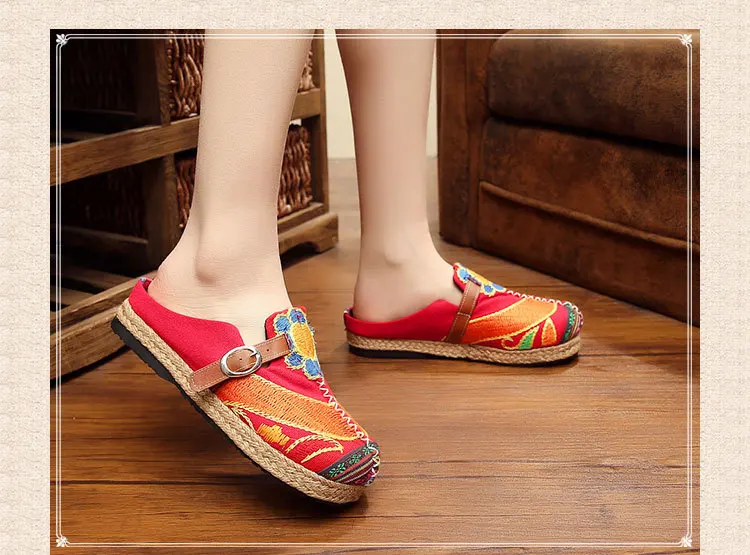 Женские туфли в рыбацком стиле лидер продаж Пекинские тканевые на весну лето