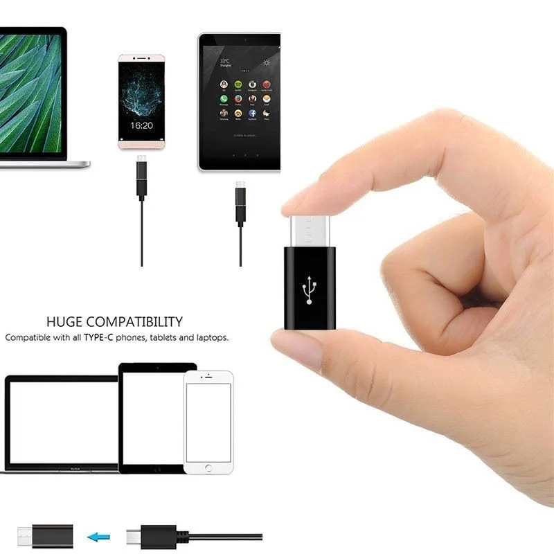 Переходник с USB Type-C папа на Micro мама | Мобильные телефоны и аксессуары