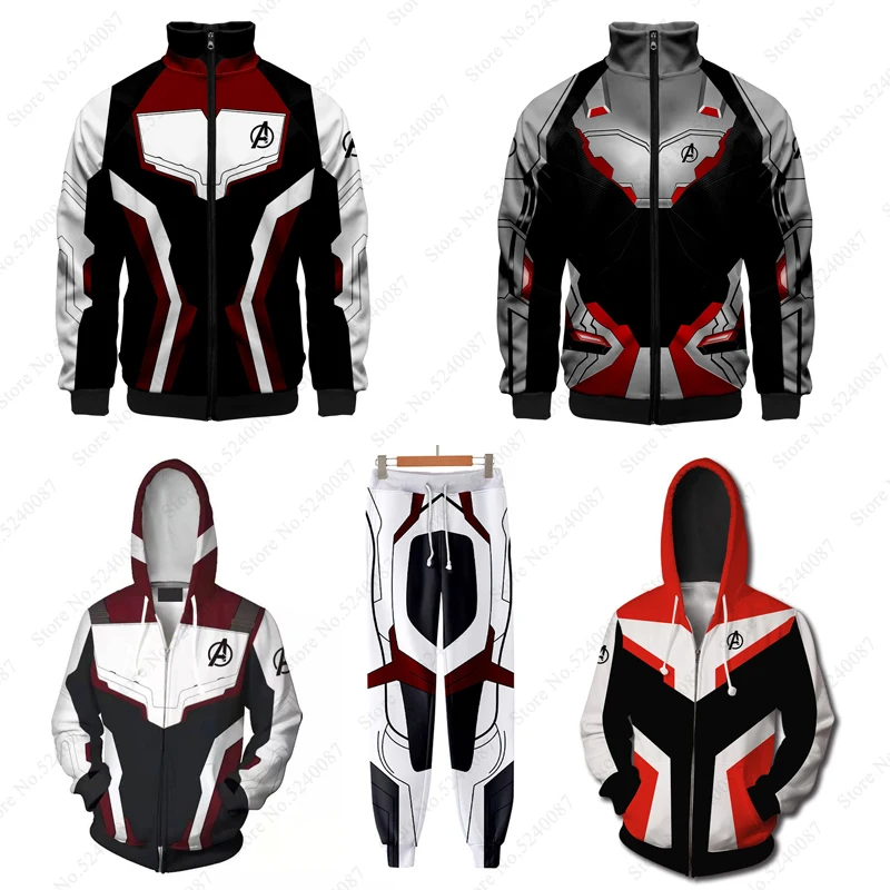 Взрослый косплей Мстители эндгейм квантовое царство Толстовка куртки Advanced Tech