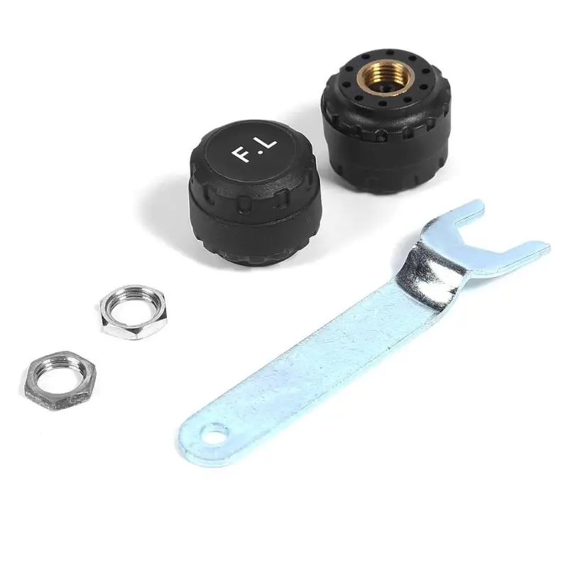 Мотоцикл TPMS ЖК-дисплей Moto в режиме реального времени беспроводная система контроля давления в шинах внешние датчики давления в шинах водонепроницаемые