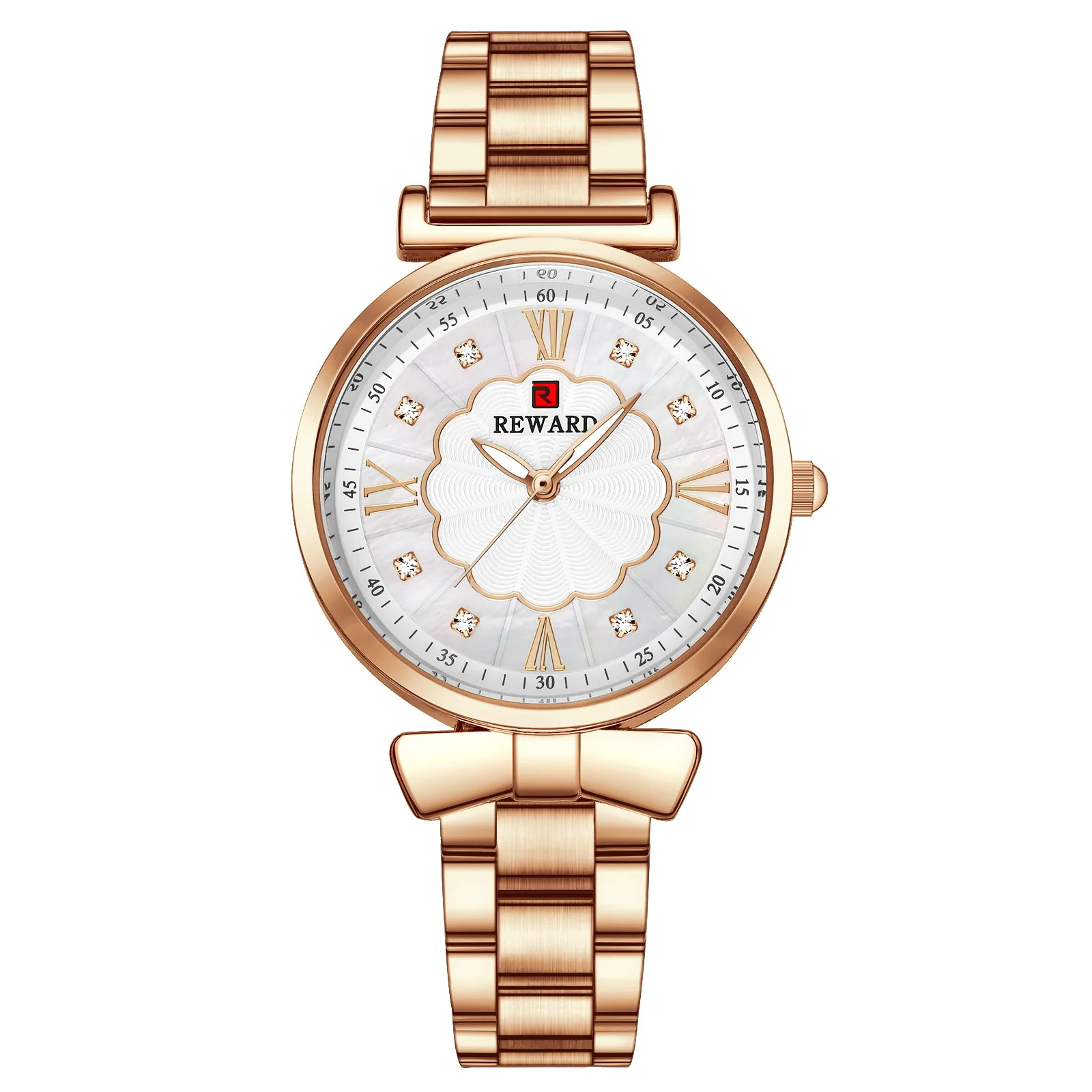 Enlarge Crystal Women'S Minimalist Stainless Steel Watch Ladies Luxury Luminous Hand Japan Movement Quartz Bracelet Femme Relojes Clock