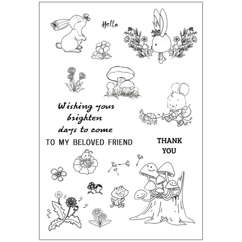 Bird Owl DIY Silicone Clear Stamp Cling Seal Scrapbook Embossing Album Decor | Дом и сад