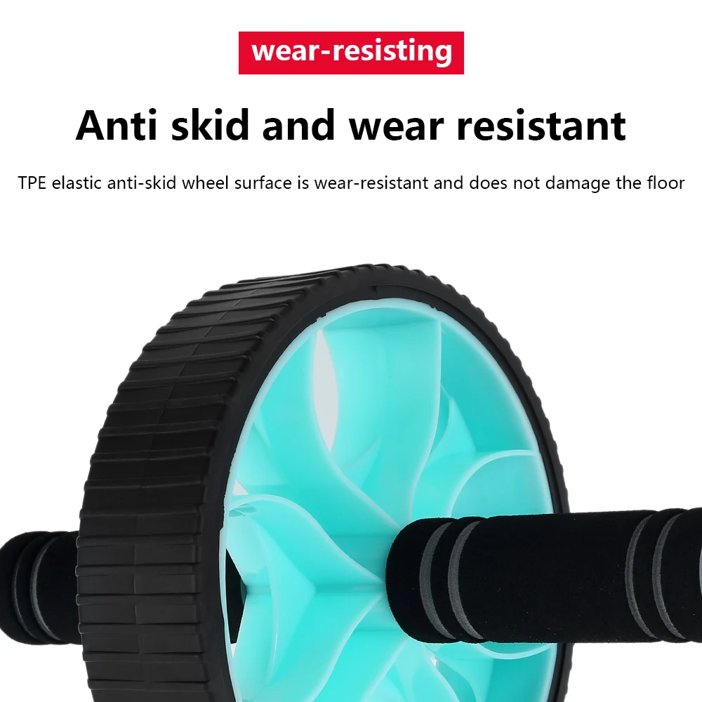 Тренажер для мышц живота AB ролик брюшного пресса колесо упражнений в тренажерном