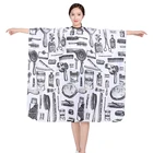 Накидка для стрижки волос парикмахерская, накидка для укладки, Парикмахерская, Парикмахерская, для взрослых, 1 шт.