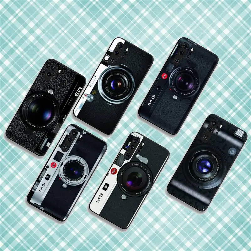 

Retro Camera Phone Case For Huawei G7 G8 P7 P8 P9 P10 P20 P30 Lite Mini Pro P Smart Plus Cove Fundas