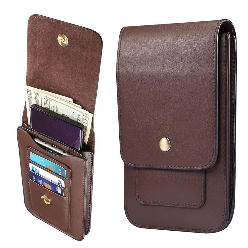 

4.7~6.9inch PU Leather Holster Case for iPhone12 11pro X XS MAX 7 8 6plus Belt Clip Mobile Phone Pouch for Samsung S20 S10 S9 S8