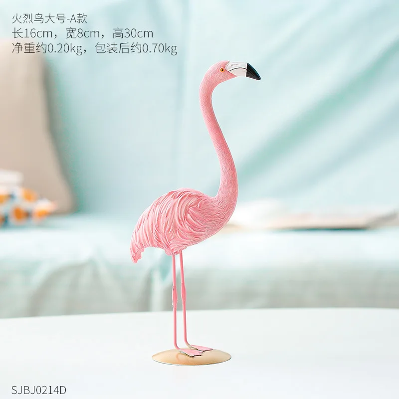 

Nordic Flamingo resin decoration cake shop window decoration shop cabinet small fresh decoration