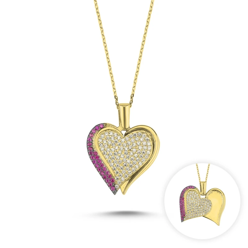 

Silverlina серебро открывает сердце кулон призрак