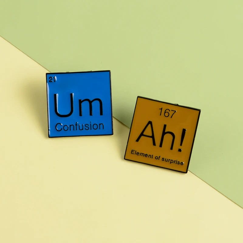 Научная эмалированная заколка сюрприз Ач! Пачкающие броши булавка для лацкана с