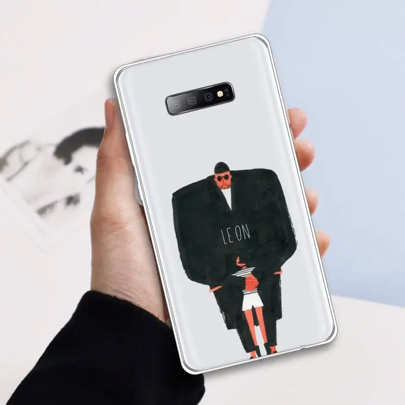 

Killer Leon Uncle Girl Phone Case Transparent for samsung A 21s 50 71 S 8 9 20 20fe note 10 20 ultra plus