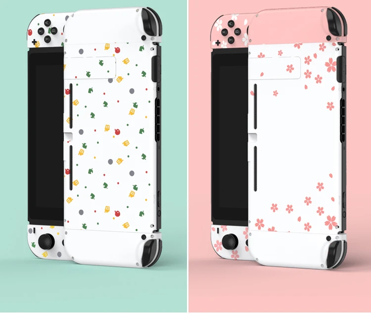 Nintendo Switch Sakura консоли спины плитов и контроллер Корпус Оболочка Чехол полный набор кнопок для nintendo Switch Joy-con Корпус чехол