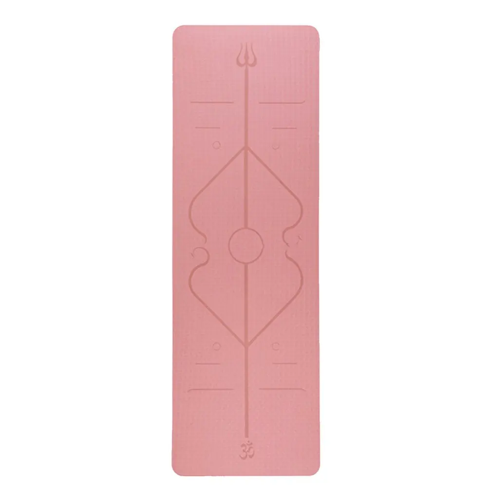 

1830*610*6mmTPE Yoga Mat Environmental Protection Tasteless Non-Slip Sports Fitness Yoga Mat For Beginner Fitness Gymnastics Mat