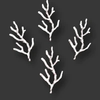 8pcs silver color metal tree branch alloy connectors retro necklace bracelet diy charms handmade jewelry making accessorie a1336