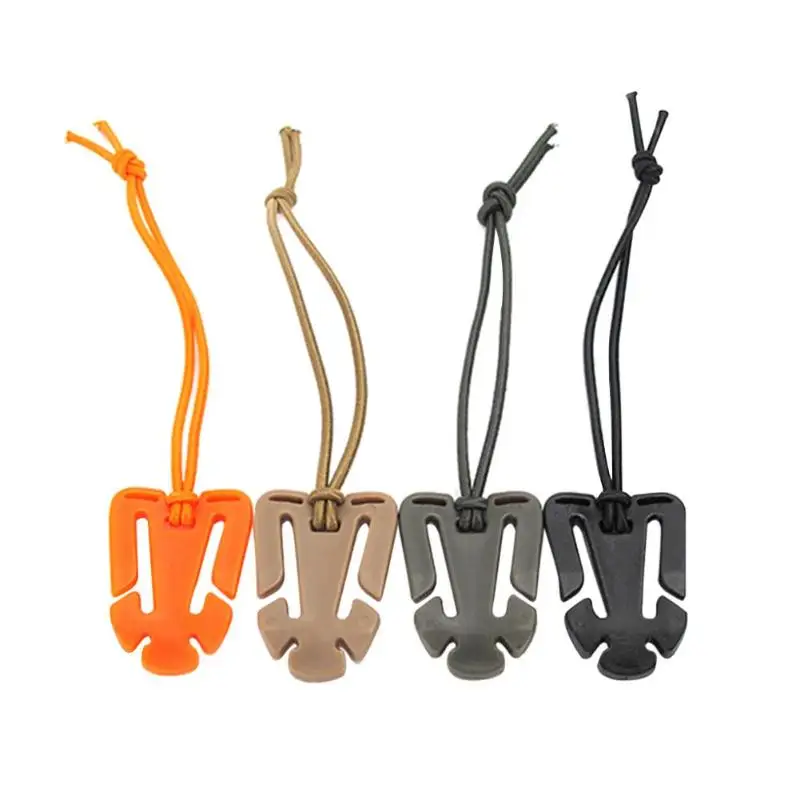 Molle Backpack Carabiner EDC Tool Elastic Rope Webbing Buckle Outdoor Travel Kit for Outdoor Camping Hiking Climbing Accessories