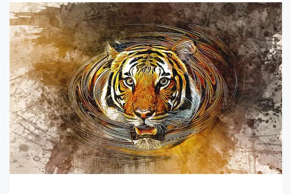 Большие индивидуальные 3D фото Настенные обои животные коричневый енот оранжевый