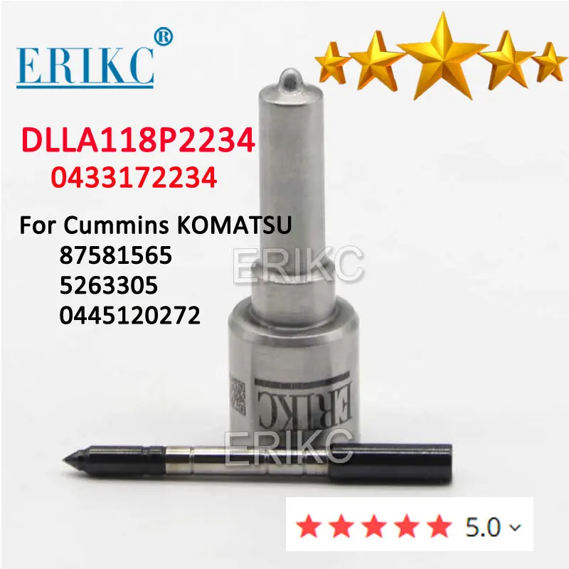 Насадка для распылителя топлива DLLA118P2234 0445120272 DLLA 0433172234 P 118 CUMMINS KOMATSU - купить по
