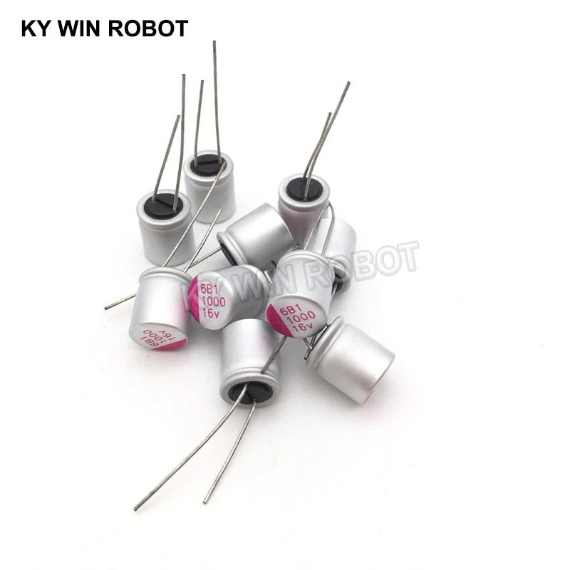 16V1000UF 10*13 DIP Твердый электролитический конденсатор 1000 мкФ 16V 10x13mm твердый сатный